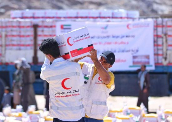 مساعدات "هلال الإمارات" لـ "عين" تمحي آثار الحصار