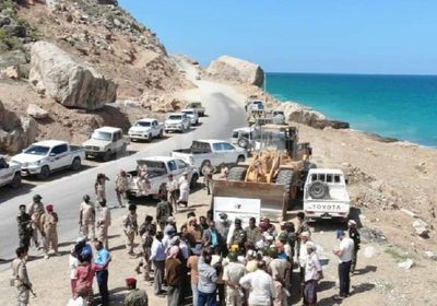 تطوير طريق حيبق في سقطرى