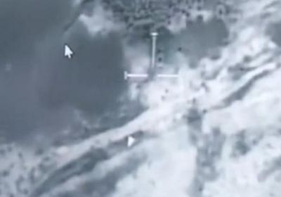 الدفاع الإماراتية تنشر فيديو تدمير منصة صواريخ الحوثي