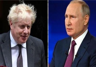 جونسون يبلغ بوتين بقلقه حال أي توغل روسي بأوكرانيا