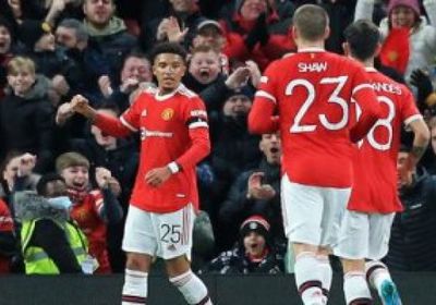 مانشستر يونايتد يتقدم بهدف على ميدلزبره في الشوط الأول