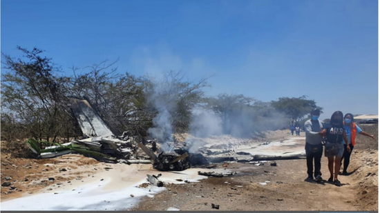 مقتل 7 أشخاص في تحطم طائرة في البيرو