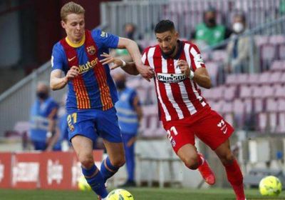 التشكيل الرسمي لمواجهة برشلونة ضد أتلتيكو مدريد بالدوري الإسباني 