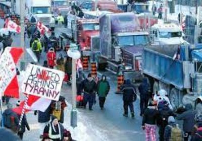 كندا تعلن تأثر شركات السيارات باحتجاجات سائقي الشاحنات