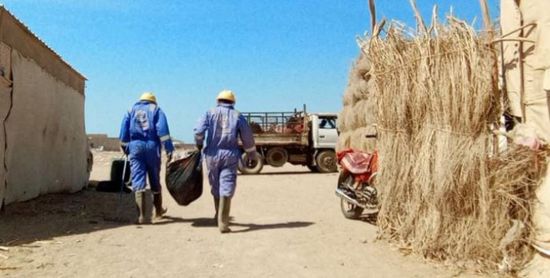 "سلمان للإغاثة" يواصل "الإمداد المائي" في الخوخة