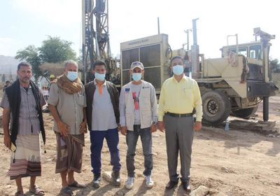 بدء حفر بئر بعمق 270 مترا في ردفان