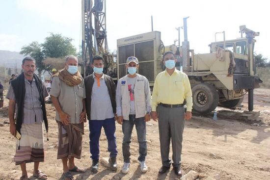بدء حفر بئر بعمق 270 مترا في ردفان