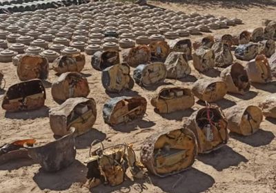 مسام ينزع 15 ألف لغم حوثي من بيحان وحريب