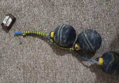 العثور على 3 قنابل ملقاة بجوار مخيم في الشيخ عثمان