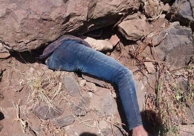 انهيار صخري يبتلع شابا في شعب يافع بمحافظة إب