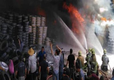 إيران.. اندلاع حريق في "بازار" طهران الكبير