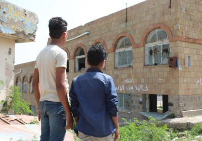 البيان تبرز معضلة الألغام الحوثية بمدارس حريب وبيحان