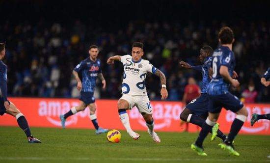 إنتر ميلان يسقط في فخ التعادل مع نابولي