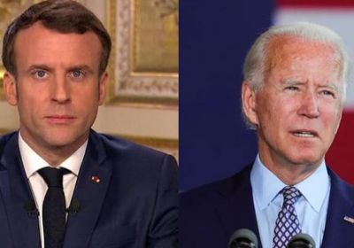 اتصال هاتفي يجمع ماكرون وبايدن بشأن الأزمة الأوكرانية