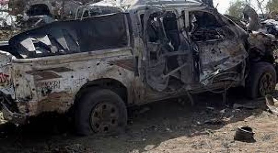 دمار 12 آلية عسكرية للحوثي في حجة