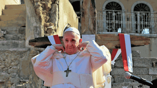 أول تعليق لـ البابا فرنسيس على الأحداث في أوكرانيا