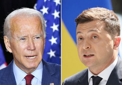 الرئيس الأوكراني يدعو نظيره الأمريكي لزيارة كييف