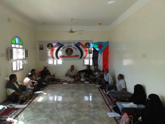 مناقشات بـ "انتقالي بيحان العليا" حول الملف التنظيمي