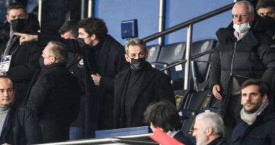 ساركوزي يحضر مباراة باريس سان جيرمان ضد ريال مدريد