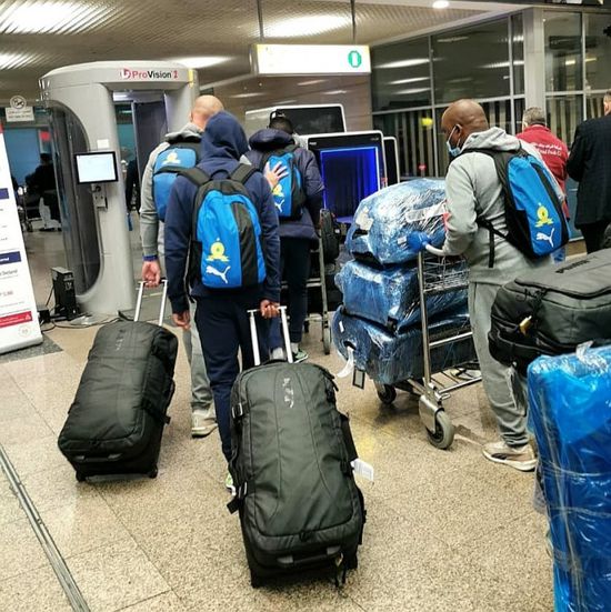 دوري أبطال أفريقيا.. بعثة صن داونز تصل القاهرة لمواجهة المريخ والأهلي 