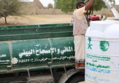 ضخ أكثر من 2.8 مليون لتر مياه بمخيمات الخوخة في يناير