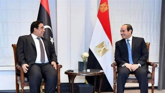 السيسي يلتقي المنفي ويؤكد دعم مصر للمسار السياسي في ليبيا