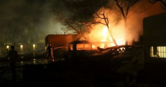 انفجار ضخم يهز وسط مدينة دونيتسك شرقي أوكرانيا