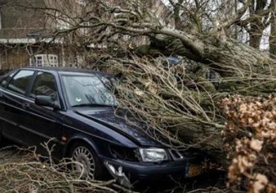 مصرع 4 أشخاص بهولندا بسبب العاصفة يونيس