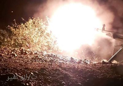 إحباط هجوم حوثي بقطاع الثوخب.. واستهداف مواقعهم بالهاون