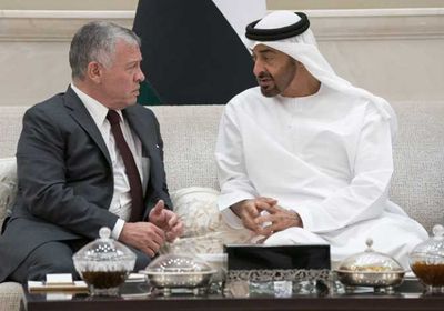بن زايد يثمن الموقف الأردني من الإرهاب الحوثي