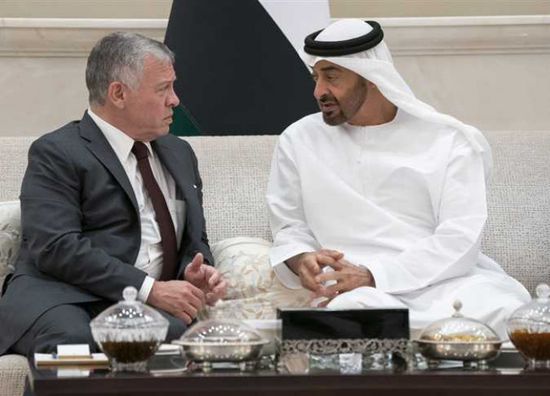 بن زايد يثمن الموقف الأردني من الإرهاب الحوثي