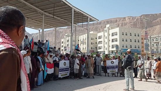 احتجاجات تطالب بطرد مليشيا الإخوان من وادي حضرموت