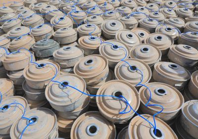 تفجير 1030 لغما حوثيا في عسيلان