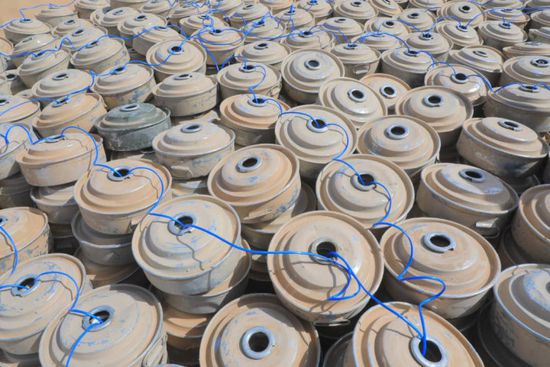 تفجير 1030 لغما حوثيا في عسيلان