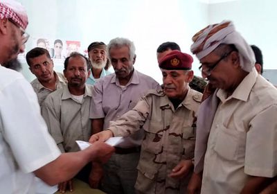 258 مستفيدا من الدفعة الثانية لراتب جرحى الضالع