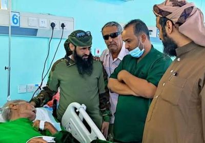 محسن الوالي يطمئن على الحالة الصحية للكاتب اليابلي