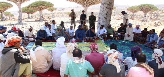 وفد "انتقالي سقطرى" يطلع على احتياجات مواطني دكسم