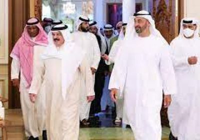 بن زايد يستقبل ملك البحرين في أبوظبي