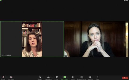 أنجلينا جولي تشارك في مؤتمر المانحين لليمن