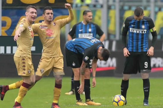 تورينو يعرقل إنتر ميلان بالدوري الإيطالي