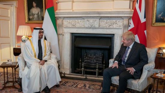 تفاصيل مباحثات محمد بن زايد ورئيس وزراء بريطانيا