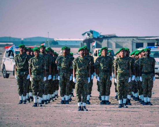 تخريج دفعة شهداء إعصار الجنوب للحزام الأمني في لحج