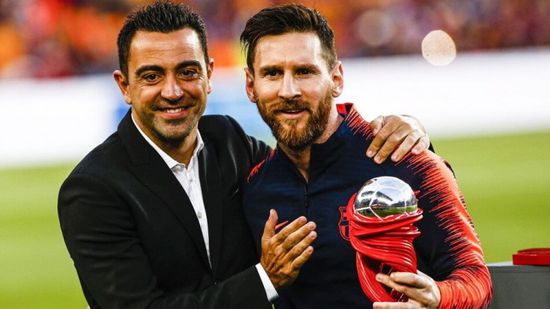 تشافي يمهد الطريق لعودة ميسي لبرشلونة