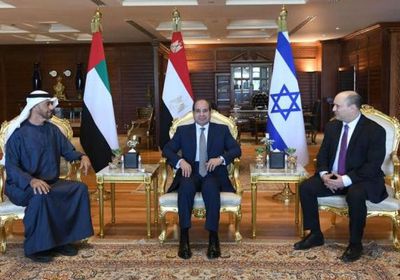 اجتماع ثلاثي بين السيسي وبينيت ومحمد بن زايد في شرم الشيخ