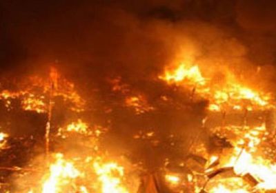 حريق هائل بإقليم سومي والحاكم يناشد السكان إغلاق النوافذ