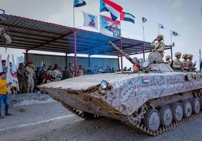 حزم 5 دروع تختتم تدريبات عسكرية بـ لحج