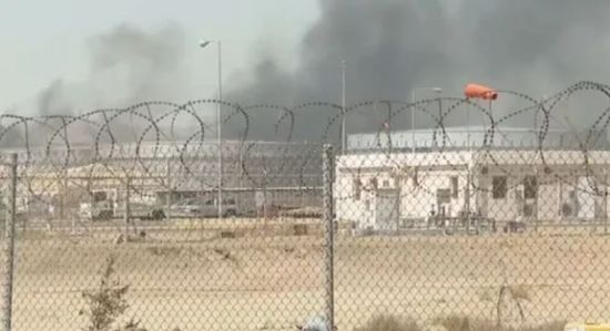 الدفاع المدني السعودي يخمد حريق خزاني أرامكو