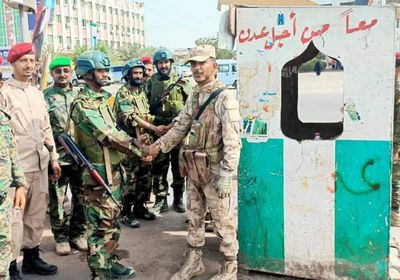 إعادة انتشار الحزام الأمني في عدن