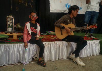 فعالية ترفيهية للأطفال بمركز الأطراف الصناعية في عدن