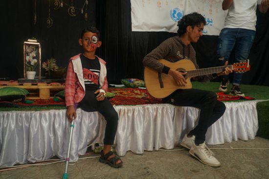 فعالية ترفيهية للأطفال بمركز الأطراف الصناعية في عدن